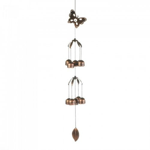 Butterfly Double Tier Bell Wind Chime