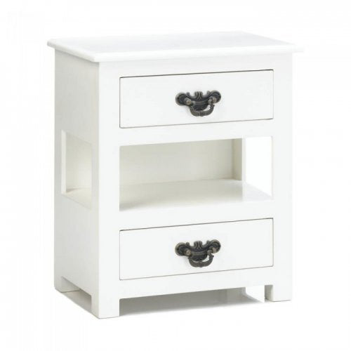 Mini Tabletop Two Drawer Table