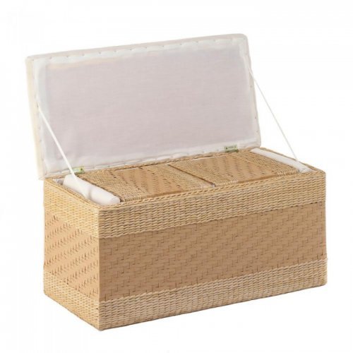 Woven Natural Nesting Storage Trunks