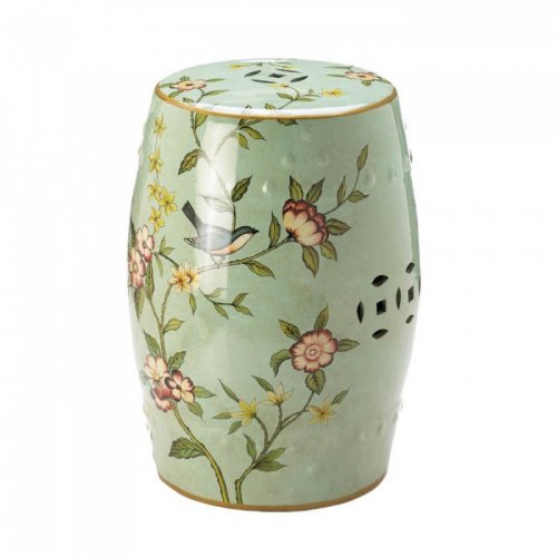 Floral Garden Decorative Stool