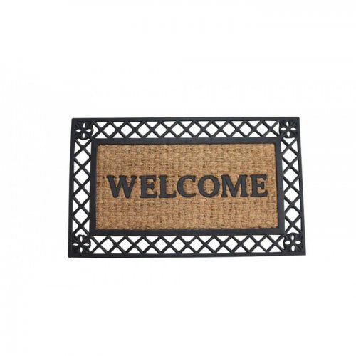 Bold Border Welcome Mat