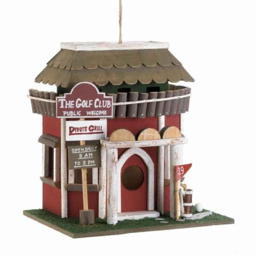 Golf Course Clubhouse Birdhouse