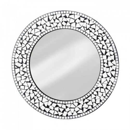 Round Mosaic Wall Mirror