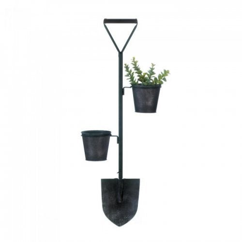 Flower Pot Shovel Wall Decor