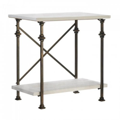 Iron And Wood Console Table