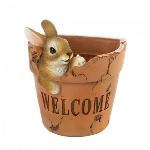 Welcoming Bunny Planter