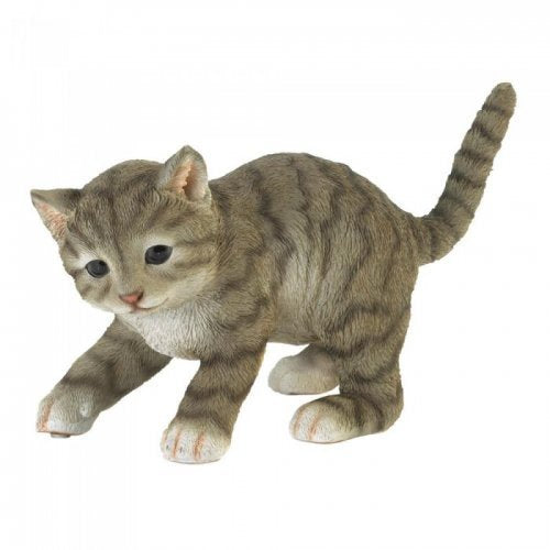 Cute Playing Cat Figurine