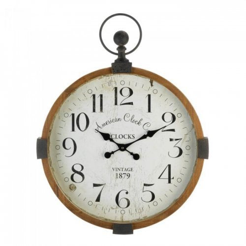 Vintage Industrial Wall Clock