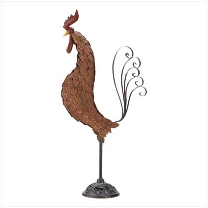 Metal Sculpture Rooster