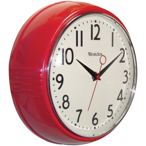 Westclox 9.5&amp;quot; Retro 1950s Kitchen Wall Clock