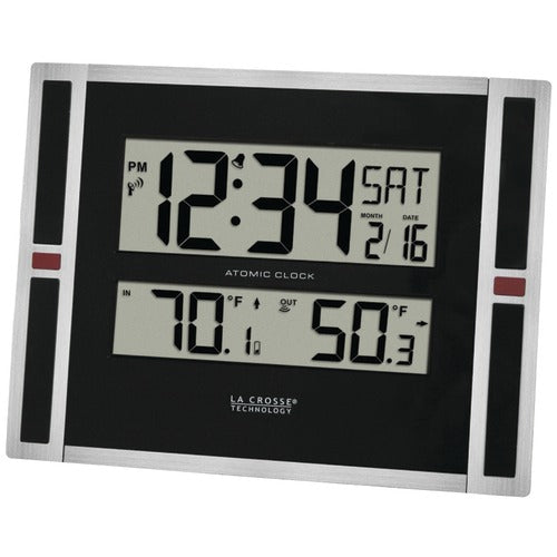 La Crosse Technology Indoor And Outdoor Thermometer &amp;amp; Atomic Clock