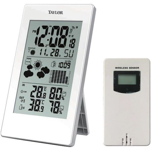 Taylor Digital Weather Forecaster With Barometer &amp;amp; Alarm Clock