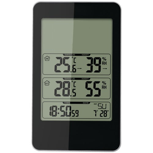 Taylor Indoor And Outdoor Digital Thermometer With Barometer &amp;amp; Timer