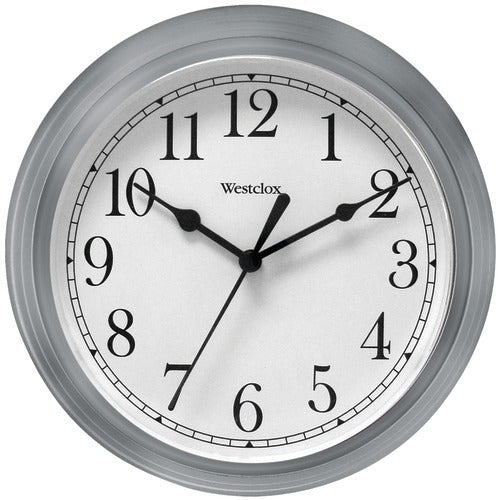 Westclox 9&amp;quot; Decorative Wall Clock (gray)