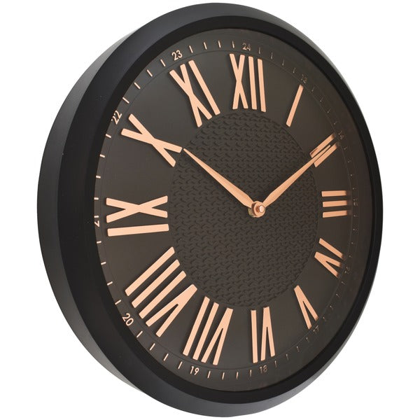 Westclox 15&amp;quot; Round Embossed Wall Clock